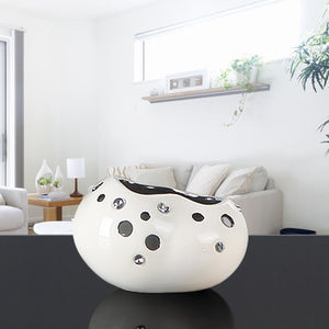 New Modern Rhinestone Ceramic Vase - Belly Pots