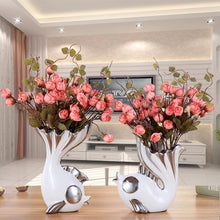 European Ceramic Fish Couples Vase - 2pcs - Belly Pots