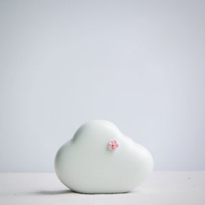 Creative White Clouds Ceramic Vase - Belly Pots